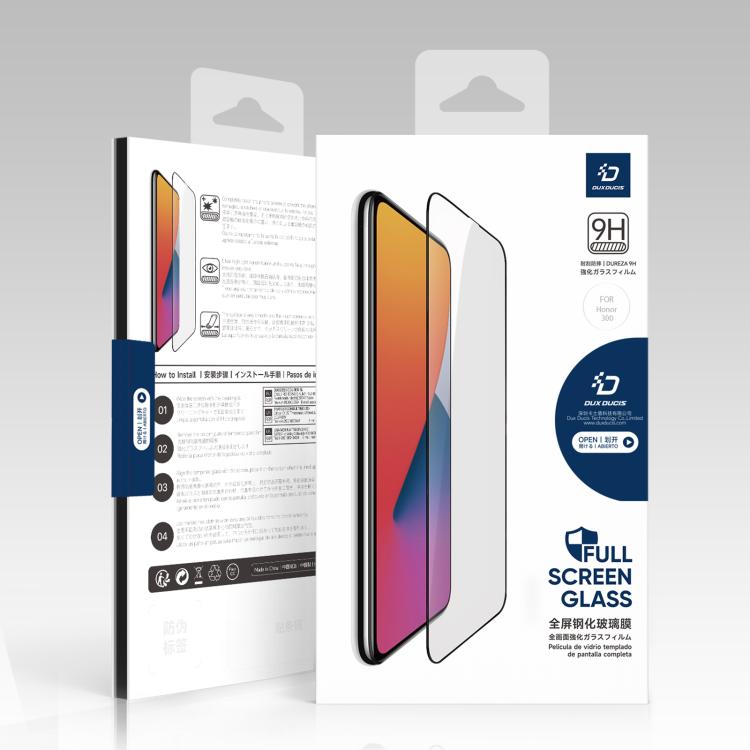 For Honor 300 10pcs DUX DUCIS 0.33mm 9H Medium Alumina Tempered Glass Film