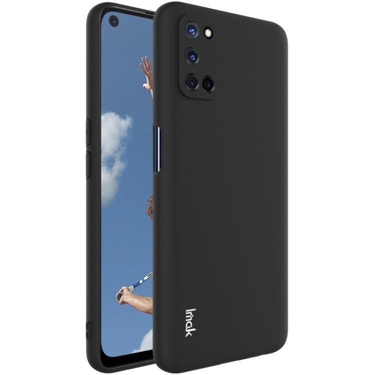 For OPPO A52 IMAK UC-1 Series Shockproof Frosted TPU Protective Case(Black)