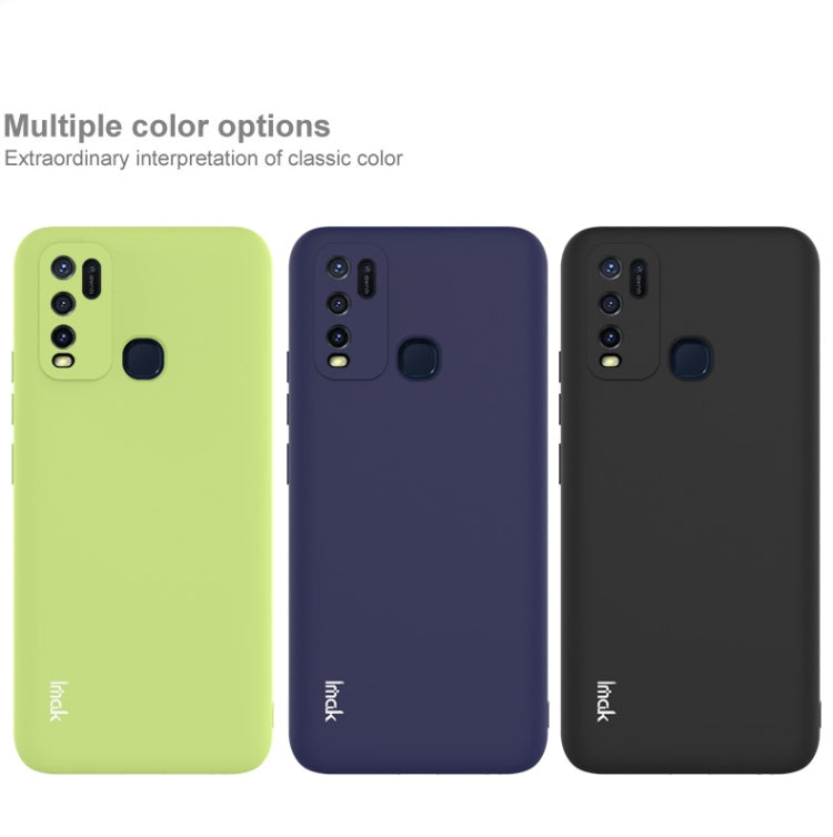 For Vivo Y50 IMAK UC-1 Series Shockproof Frosted TPU Protective Case(Black)