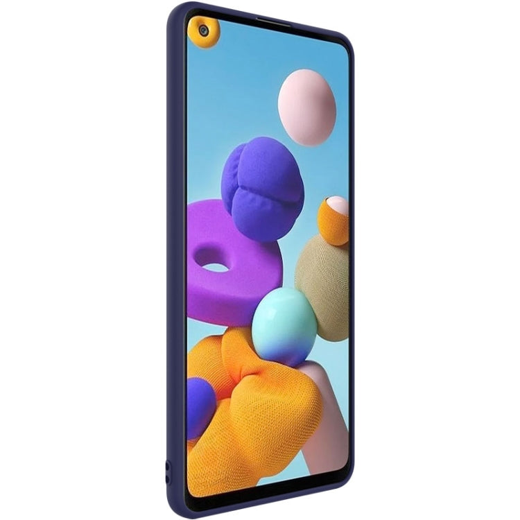 For Samsung Galaxy A21s IMAK UC-1 Series Shockproof Frosted TPU Protective Case