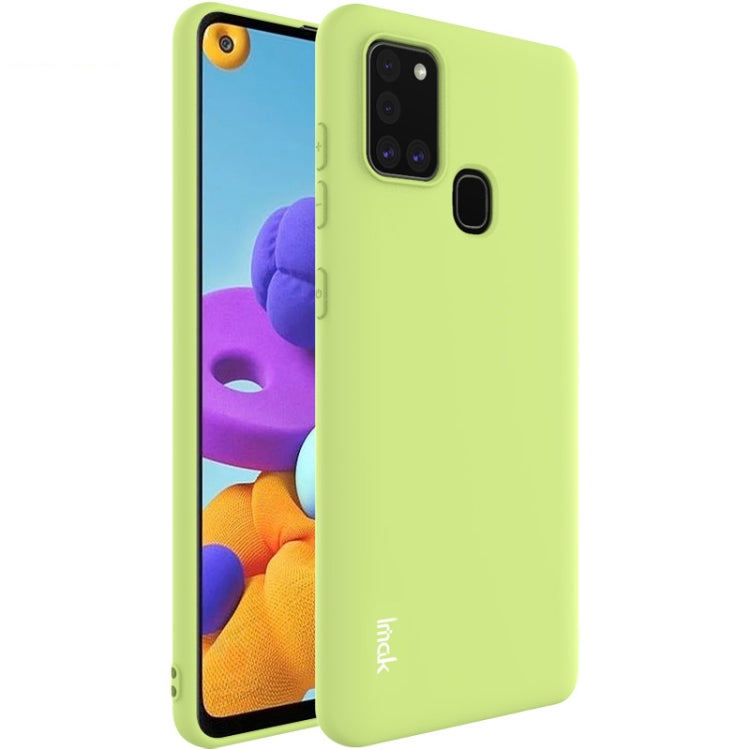For Samsung Galaxy A21s IMAK UC-1 Series Shockproof Frosted TPU Protective Case