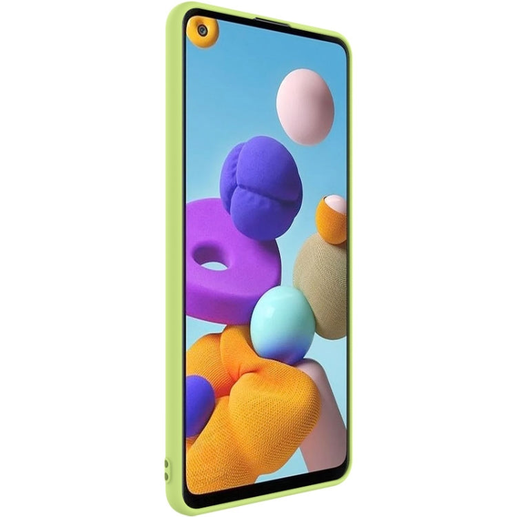 For Samsung Galaxy A21s IMAK UC-1 Series Shockproof Frosted TPU Protective Case