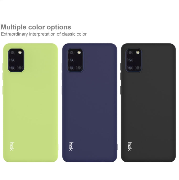For Samsung Galaxy A31 IMAK UC-1 Series Shockproof Frosted TPU Protective Case(Green)