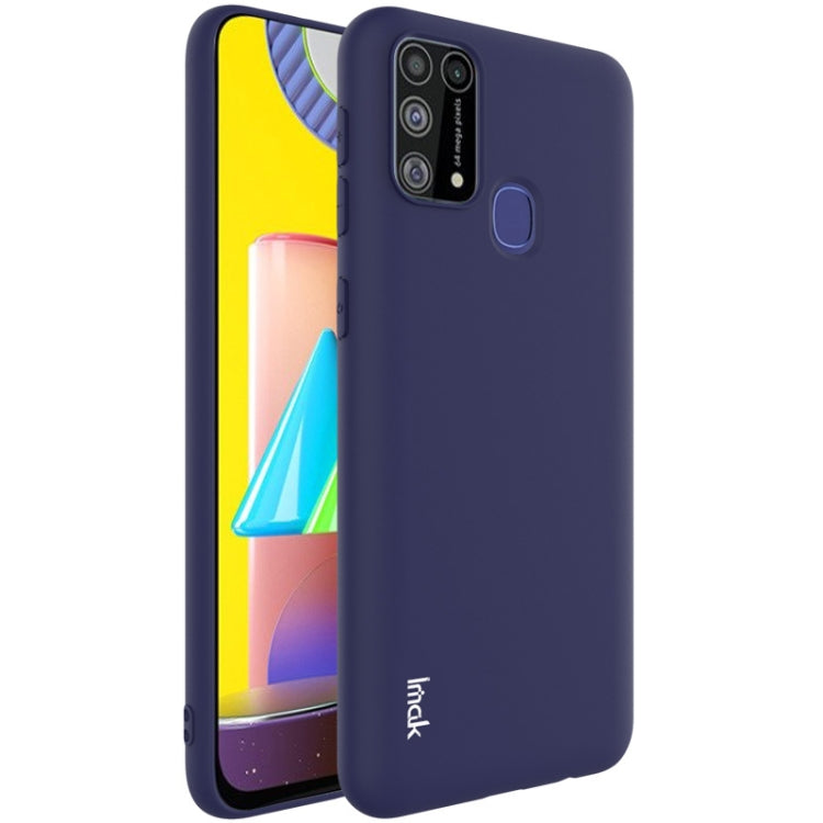 For Samsung Galaxy M31 IMAK UC-1 Series Shockproof Frosted TPU Protective Case(Blue)