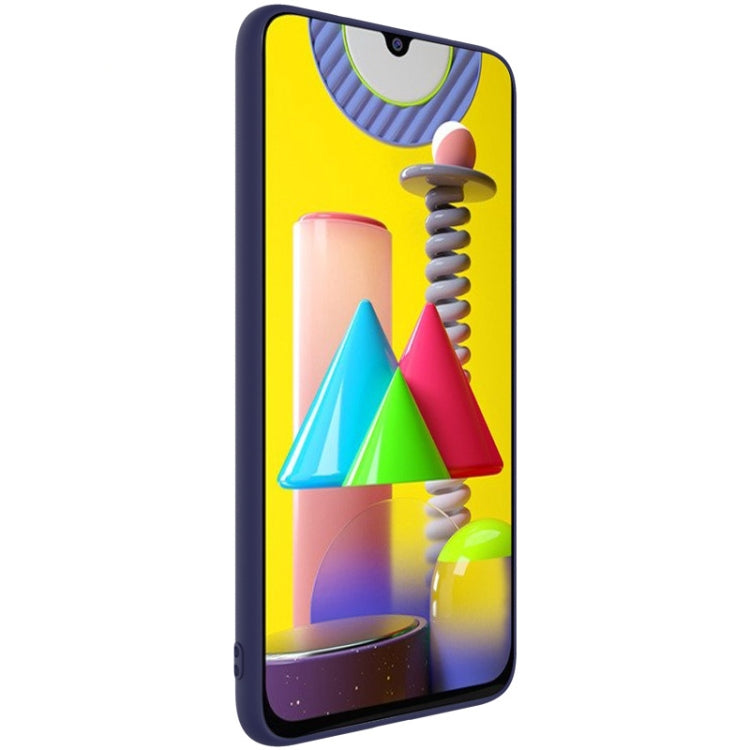 For Samsung Galaxy M31 IMAK UC-1 Series Shockproof Frosted TPU Protective Case(Blue)