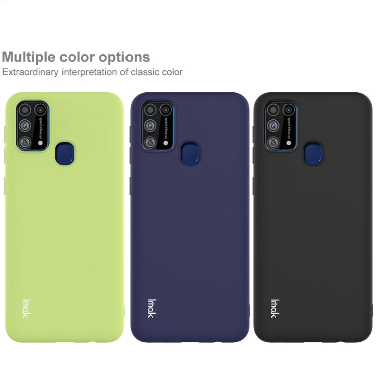 For Samsung Galaxy M31 IMAK UC-1 Series Shockproof Frosted TPU Protective Case(Blue)