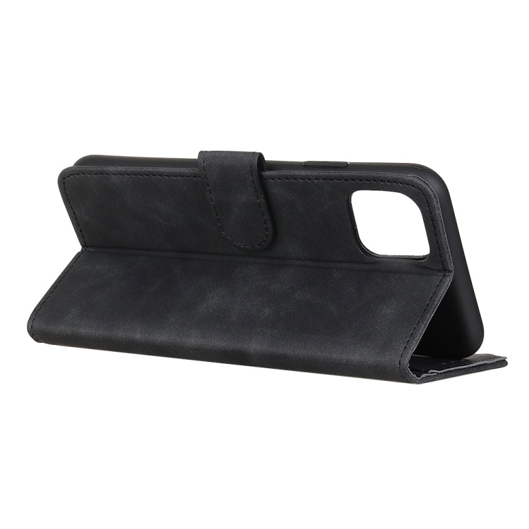 For iPhone 12 Pro Max KHAZNEH Retro Texture PU + TPU Horizontal Flip Leather Case with Holder & Card Slots & Wallet