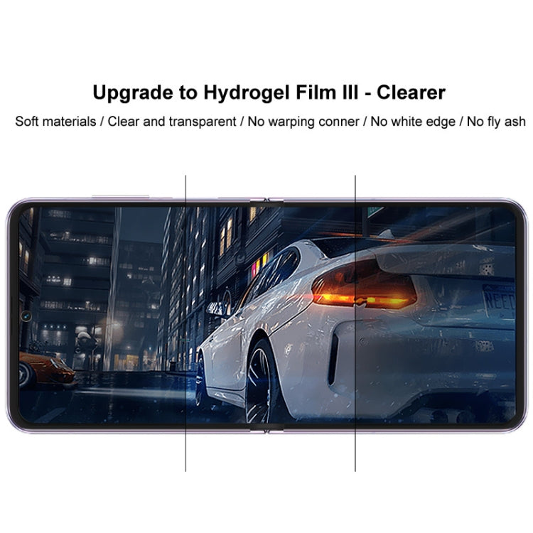 For vivo X Flip 1 Sets imak Curved Full Screen Hydrogel Film (Screen+Back)