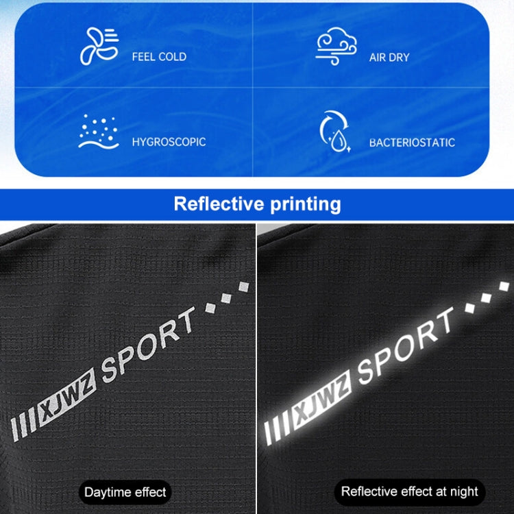 Summer Men T-shirt Short Pants Sports Suit Casual Fitness Two-piece Set, Size:
