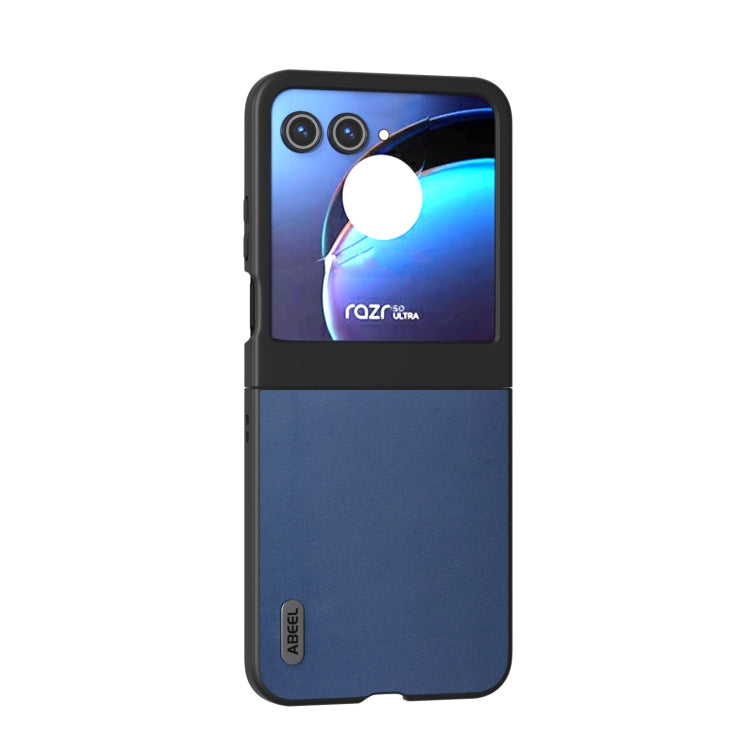 For Motorola Razr 50 ABEEL Genuine Leather Xiaoya Series Phone Case