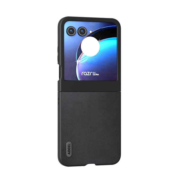 For Motorola Razr 50 ABEEL Genuine Leather Xiaoya Series Phone Case