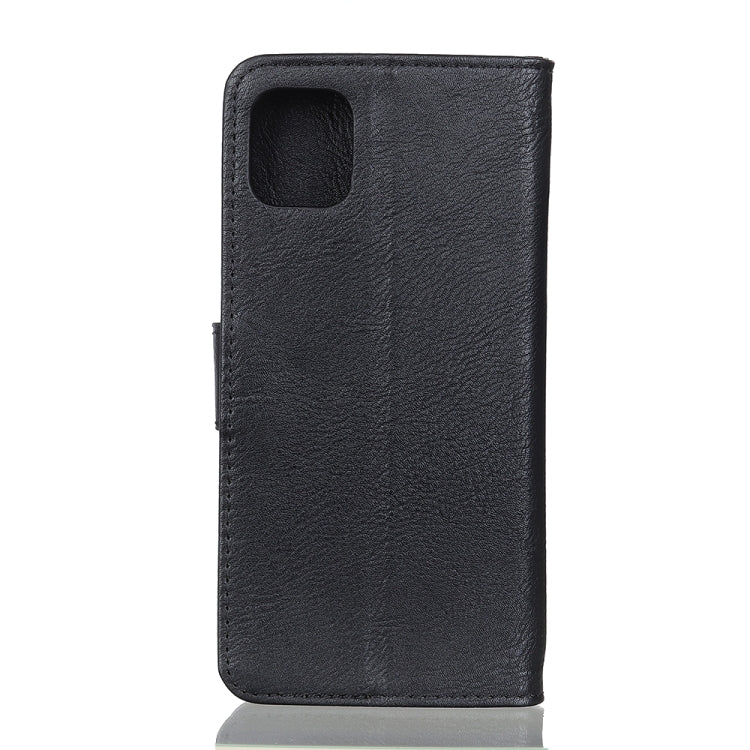 For iPhone 12 mini KHAZNEH Cowhide Texture Horizontal Flip Leather Case with Holder & Card Slots & Wallet