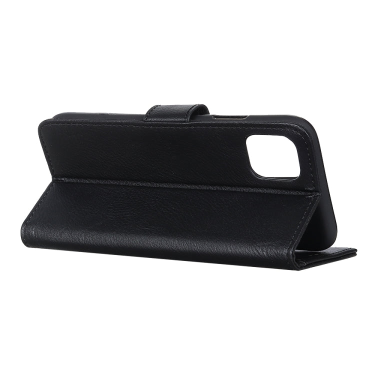 For iPhone 12 mini KHAZNEH Cowhide Texture Horizontal Flip Leather Case with Holder & Card Slots & Wallet