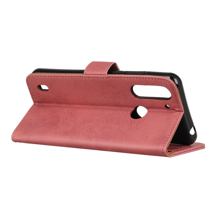 For Motorola Moto G8 Power Lite KHAZNEH Cowhide Texture Horizontal Flip Leather Case with Holder & Card Slots & Wallet