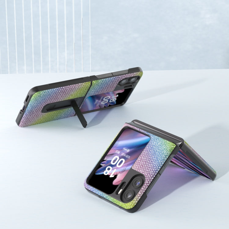 For OPPO Find N2 Flip Diamond Series Phone Case with Holder