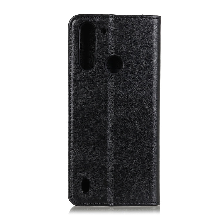 For Motorola Moto G8 Power Lite Magnetic Crazy Horse Texture Horizontal Flip Leather Case with Holder & Card Slots & Wallet