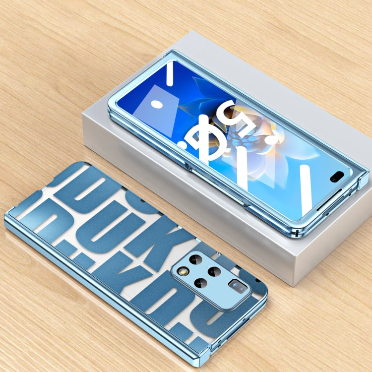 For Huawei Mate X2 Integrated Electroplating Folding Phone Case with Hinge