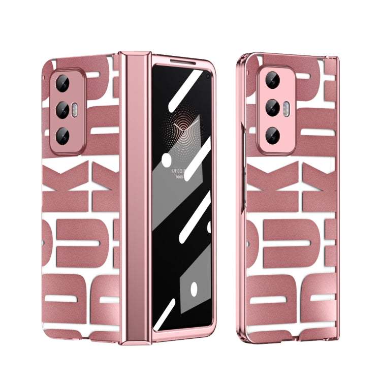 For Xiaomi Mi Mix Fold Integrated Electroplating Folding Phone Case with Hinge