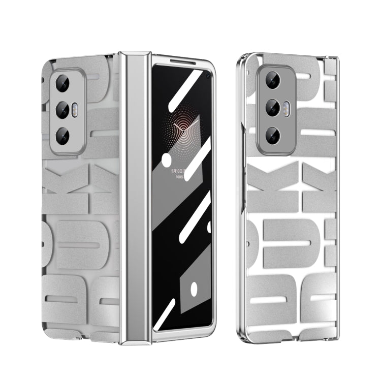 For Xiaomi Mi Mix Fold Integrated Electroplating Folding Phone Case with Hinge