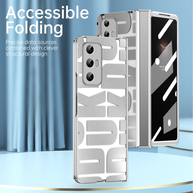 For Xiaomi Mi Mix Fold Integrated Electroplating Folding Phone Case with Hinge