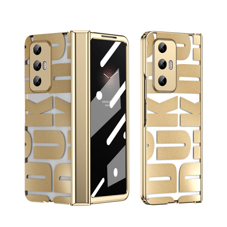 For Xiaomi Mi Mix Fold Integrated Electroplating Folding Phone Case with Hinge