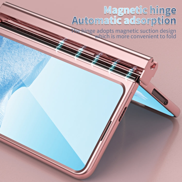 For Google Pixel Fold Integrated Electroplating PC Folding Phone Case