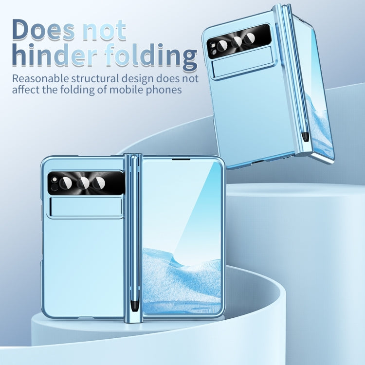 For Google Pixel Fold Integrated Electroplating PC Folding Phone Case