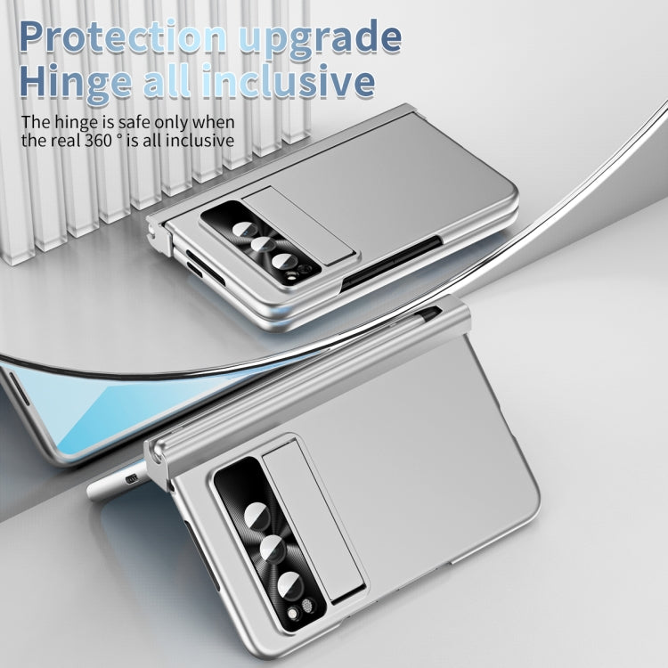 For Google Pixel Fold Integrated Electroplating PC Folding Phone Case