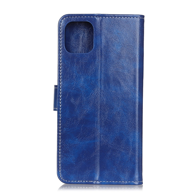 For iPhone 12 mini Retro Crazy Horse Texture Horizontal Flip Leather Case with Holder & Card Slots & Photo Frame & Wallet