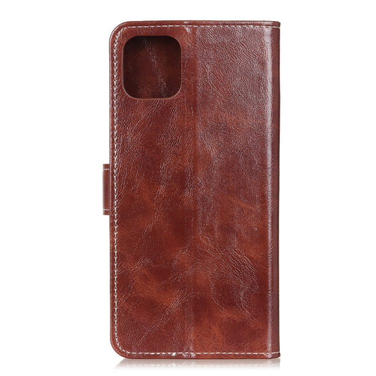 For iPhone 12 Pro Max Retro Crazy Horse Texture Horizontal Flip Leather Case with Holder & Card Slots & Photo Frame & Wallet