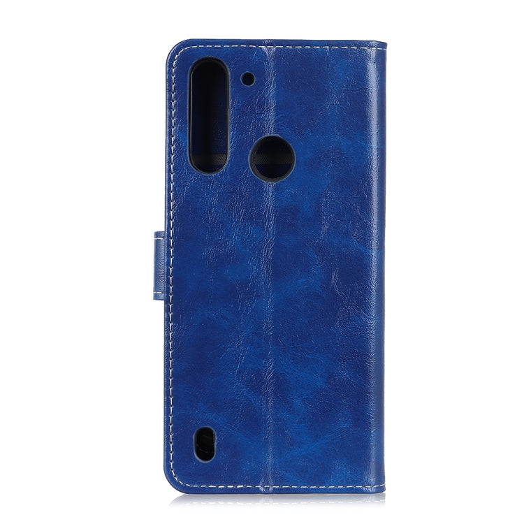 For Motorola Moto G8 Power Lite Retro Crazy Horse Texture Horizontal Flip Leather Case with Holder & Card Slots & Photo Frame & Wallet