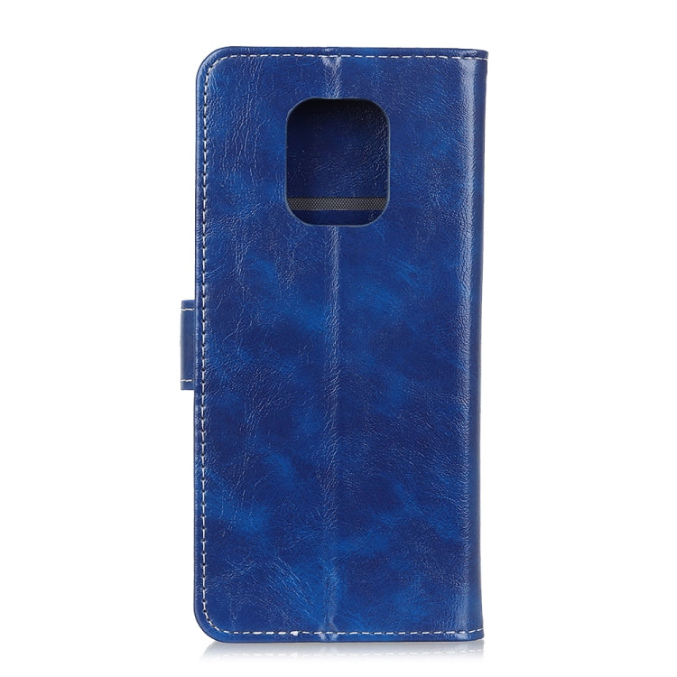For Xiaomi Redmi Note 9S / Note 9 Pro Retro Crazy Horse Texture Horizontal Flip Leather Case with Holder & Card Slots & Photo Frame & Wallet