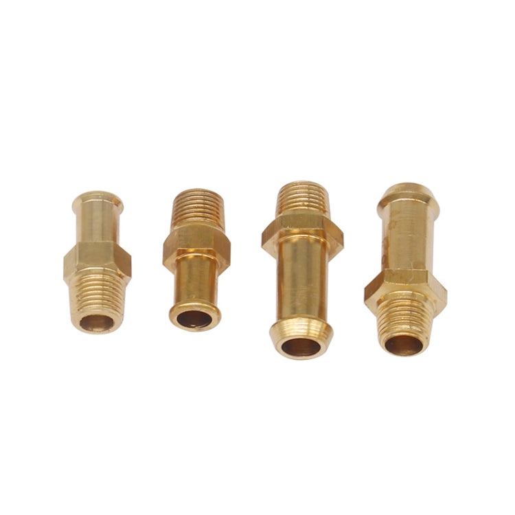 Car 8mm & 10mm Manual Adjustable 1-5psi Fuel Pressure Regulator Valve(Silver)