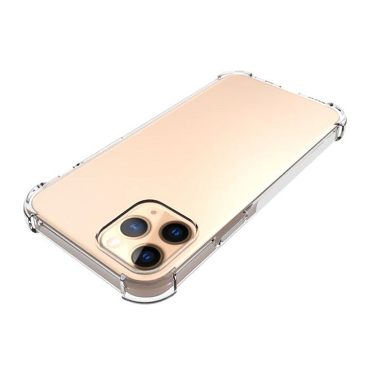 For iPhone 12 mini Shockproof Non-slip Waterproof Thickening TPU Protective Case(Transparent)