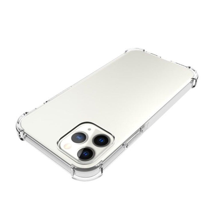 For iPhone 12 / 12 Pro Shockproof Non-slip Waterproof Thickening TPU Protective Case(Transparent)