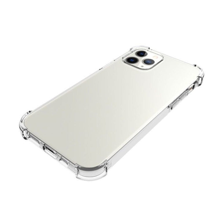 For iPhone 12 / 12 Pro Shockproof Non-slip Waterproof Thickening TPU Protective Case(Transparent)