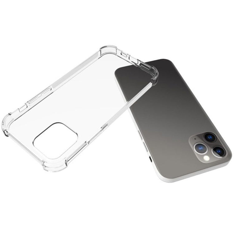 For iPhone 12 Pro Max Shockproof Non-slip Waterproof Thickening TPU Protective Case(Transparent)