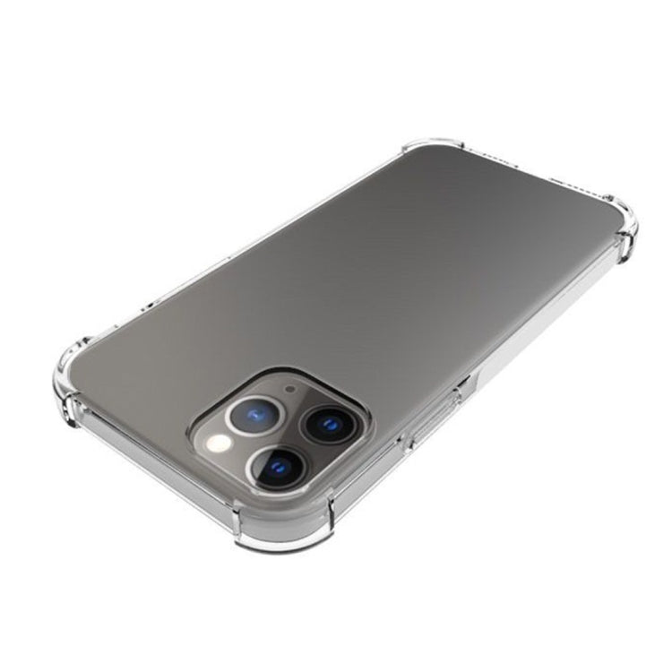 For iPhone 12 Pro Max Shockproof Non-slip Waterproof Thickening TPU Protective Case(Transparent)
