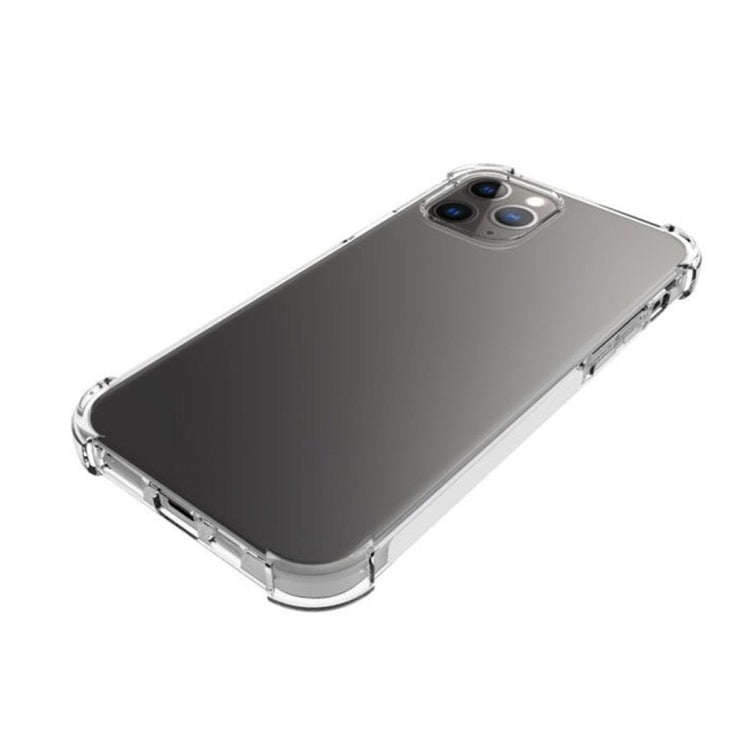 For iPhone 12 Pro Max Shockproof Non-slip Waterproof Thickening TPU Protective Case(Transparent)
