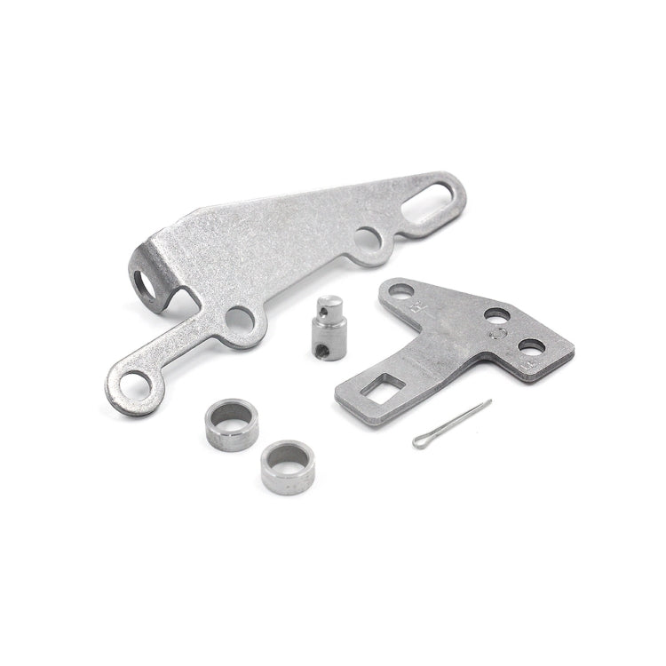 For Turbo TH400 TH350 TH250/200 TH200-4R TH700-R4 4L60 35498 Shifter Bracket Kit(Silver)
