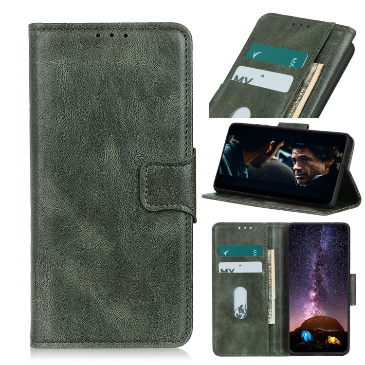 For iPhone 12 Pro Max Mirren Crazy Horse Texture Horizontal Flip Leather Case with Holder & Card Slots & Wallet