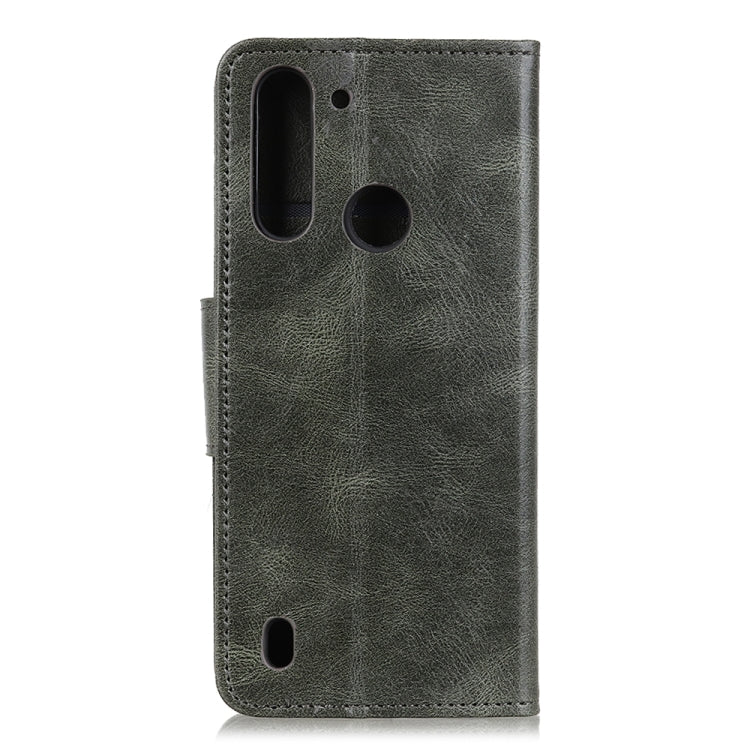 For Motorola Moto G8 Power Lite Mirren Crazy Horse Texture Horizontal Flip Leather Case with Holder & Card Slots & Wallet