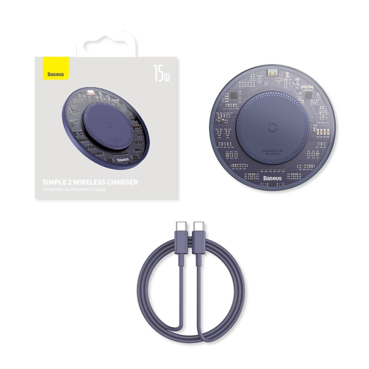Baseus BS-W530 15W QI Fast Wireless Charger with USB-C / Type-C Cable