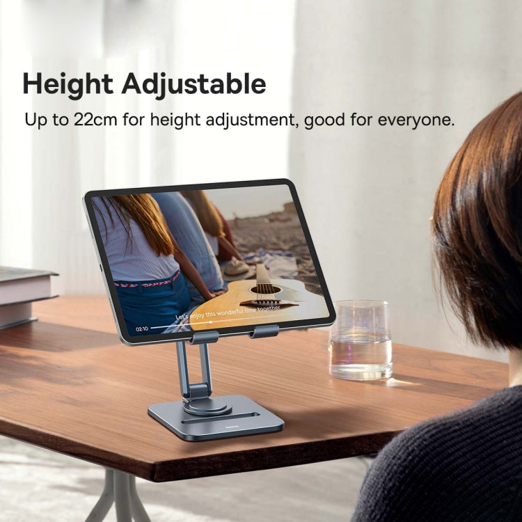 Baseus BS-HP006A Deskstop Biaxial Foldable Metal Holder(Space Grey)