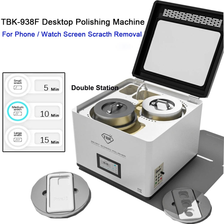 TBK 938F Automatic Grinding Polishing Machine Display Scratch Removal Machine, Plug: