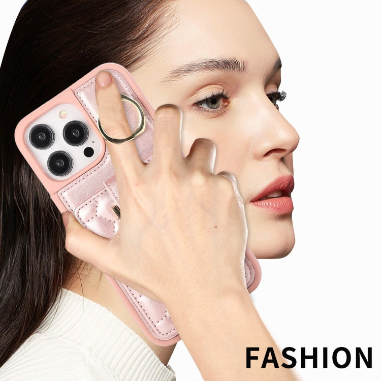 For iPhone 11 Vertical Card Bag Ring Holder Phone Case with Dual Lanyard
