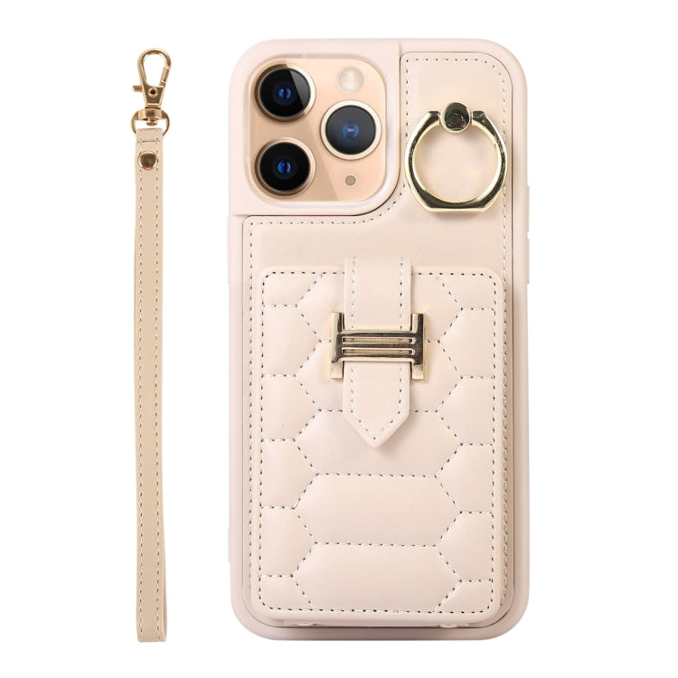 For iPhone 11 Pro Max Vertical Card Bag Ring Holder Phone Case with Dual Lanyard