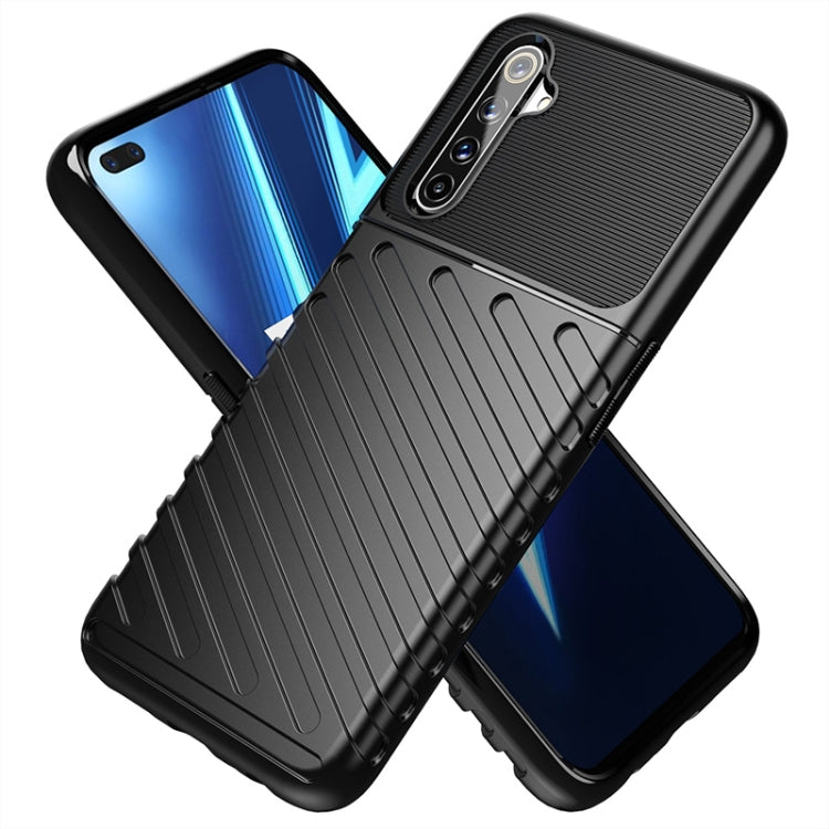 For OPPO Realme 6 Pro Thunderbolt Shockproof TPU Soft Case(Blue)