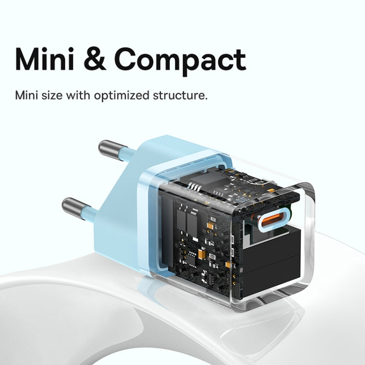 Baseus GaN5 30W USB-C / Type-C GaN Fast Charger, EU Plug