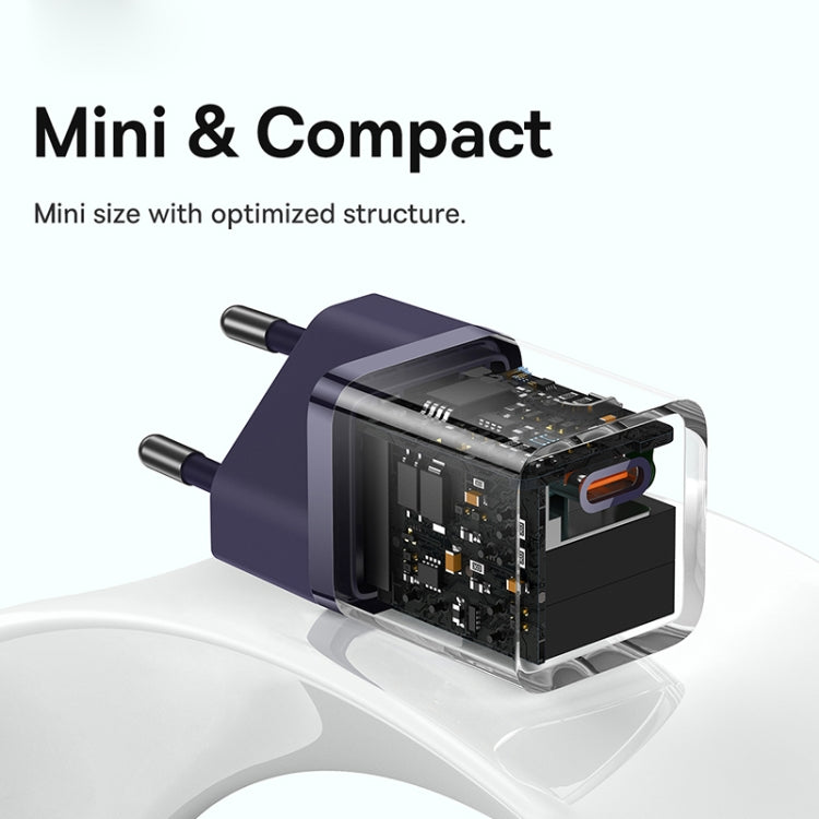 Baseus GaN5 30W USB-C / Type-C GaN Fast Charger, EU Plug